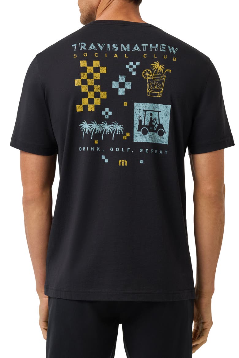 Beverage Cart Graphic T-Shirt, Alternate, color, BLACK