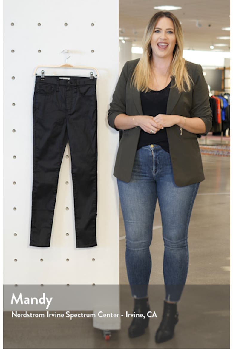 10 Coated Edition High Waist Skinny Jeans video