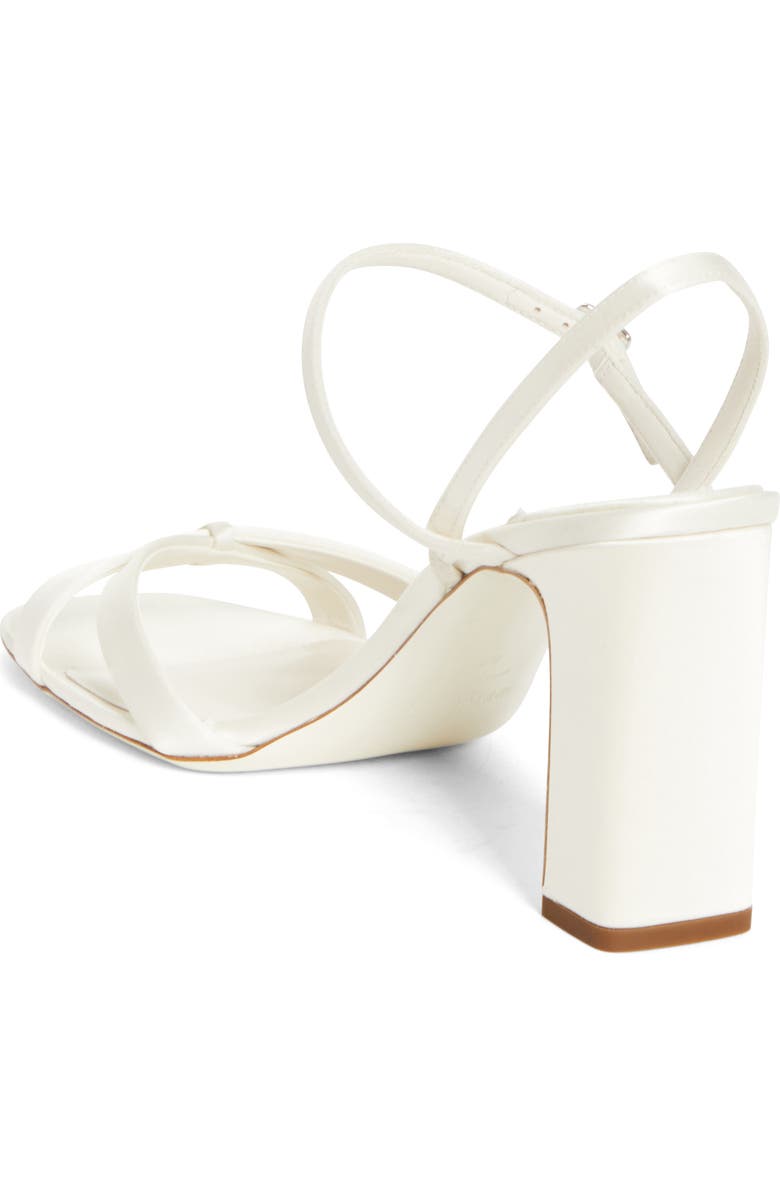 Jimmy Choo Elsy Crystal Buckle Sandal, Alternate, color, Ivory