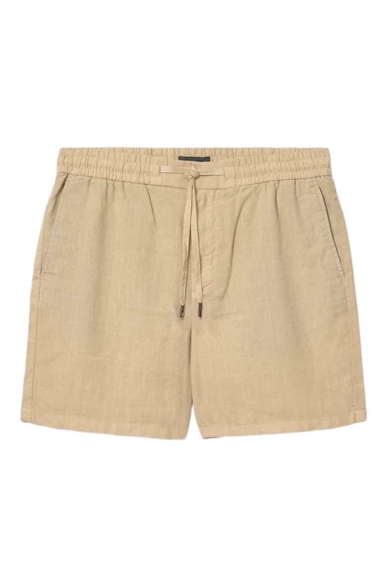 Daryl Linen Blend Drawstring Shorts, Alternate, color, FADED TWINE