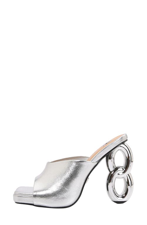 Ninety Union Cancun Slide Sandal In Silver