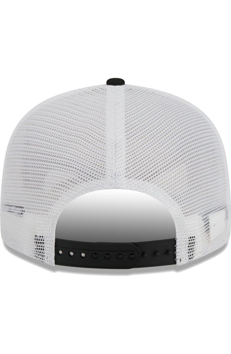 New Era Men's New Era Black Las Vegas Raiders  Tear Trucker 9FIFTY Snapback Hat, Alternate, color, Black