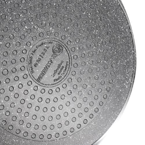 Korkmaz Ornella Non Stick 10 Inch 3.5 Liter Low Casserole With Lid In Black