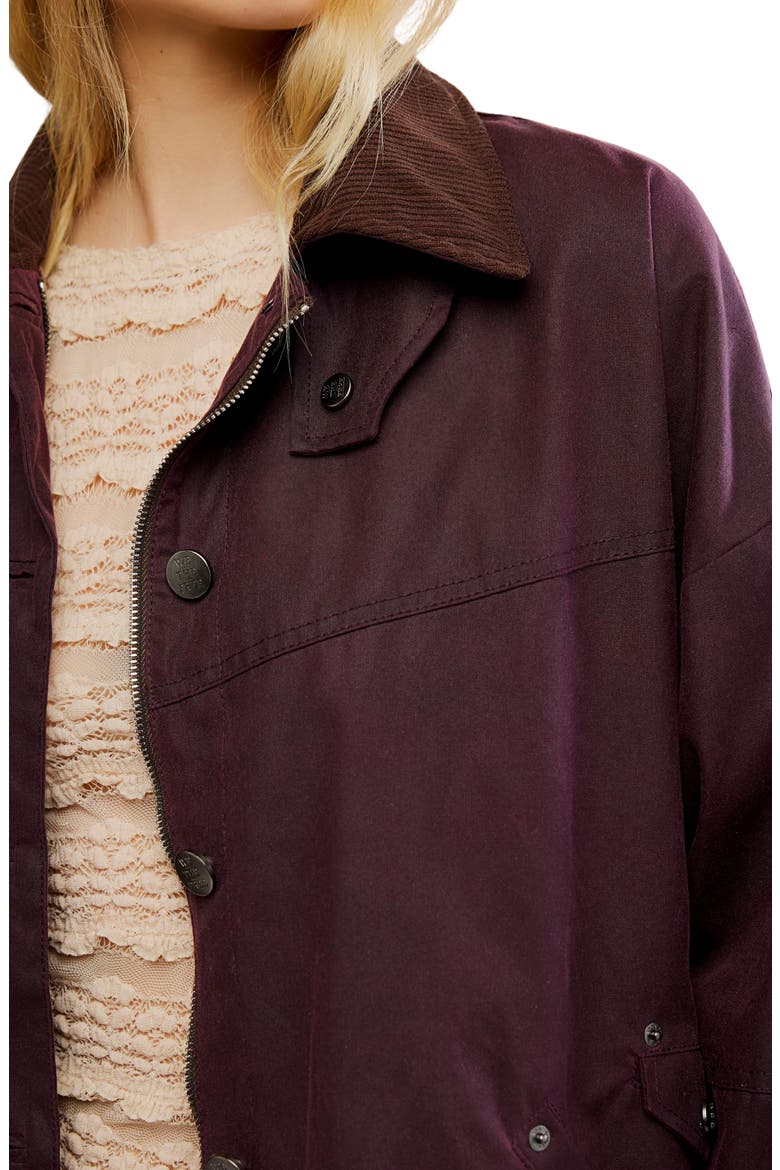 Cori Waxed Cotton Jacket, Alternate, color, PORT ROYAL