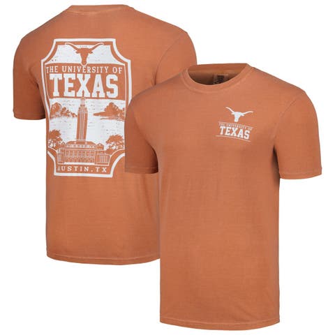 Men's Texas Orange Texas Longhorns Campus Badge Comfort Colors T-Shirt