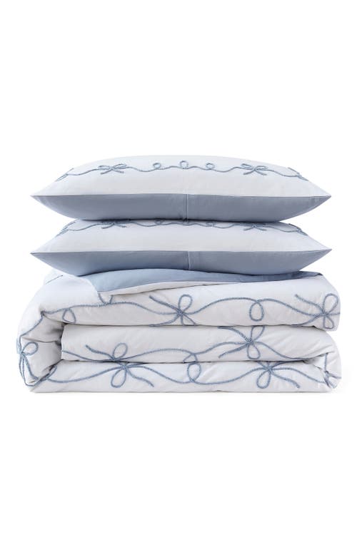 Peri Home Sasha Bows Comforter & Shams Set In Blue