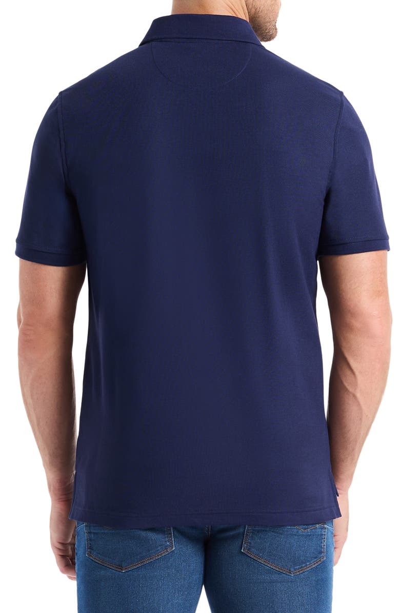 Robert Graham Belvar Knit Polo, Alternate, color, Peacoat