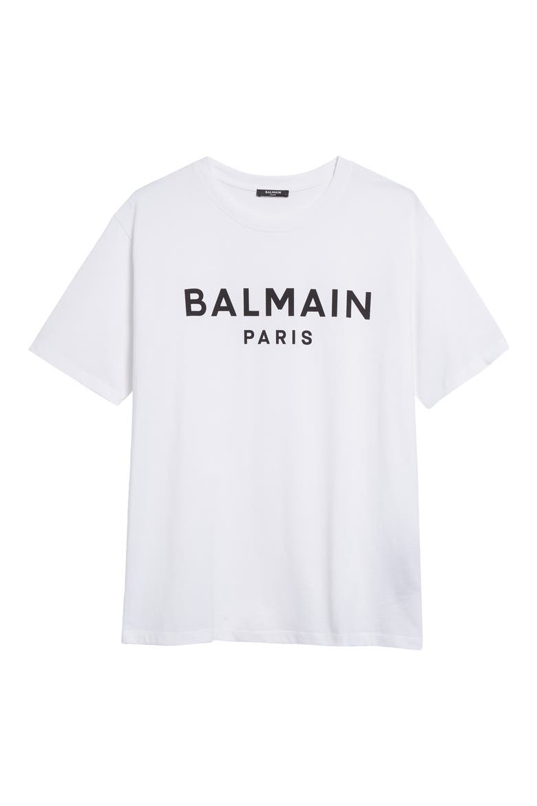 Organic Cotton Logo Graphic T-Shirt, Alternate, color, GAB WHITE/ BLACK