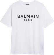 Balmain Organic Cotton Logo Graphic T-Shirt