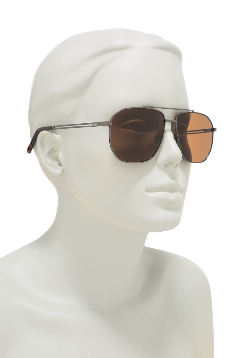 GUESS 59MM Navigator Sunglasses, Alternate, color, 