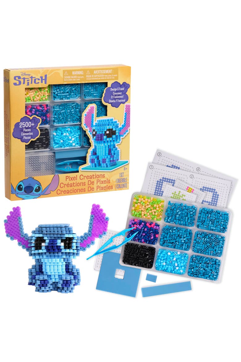3D Pixel Creations Disney Stitch 2500 Beads Kit, Diy Character Set, Alternate, color, Multicolored
