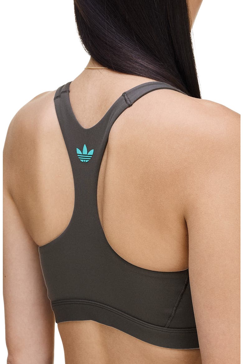 x Sporty & Rich Sports Bra, Alternate, color, CARBON