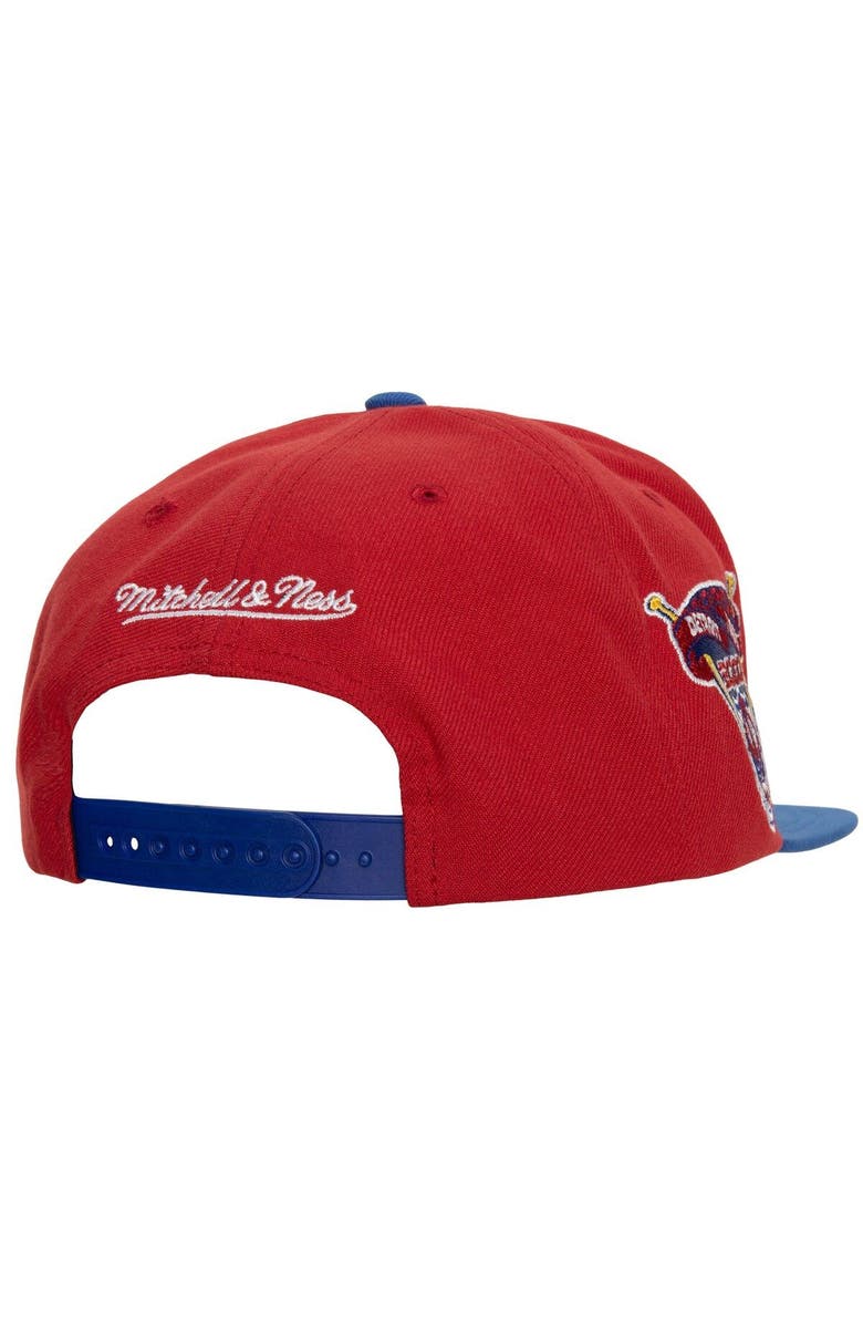 Mitchell & Ness Men's Mitchell & Ness Red/Royal Detroit Tigers Hometown Snapback Hat, Alternate, color, Red
