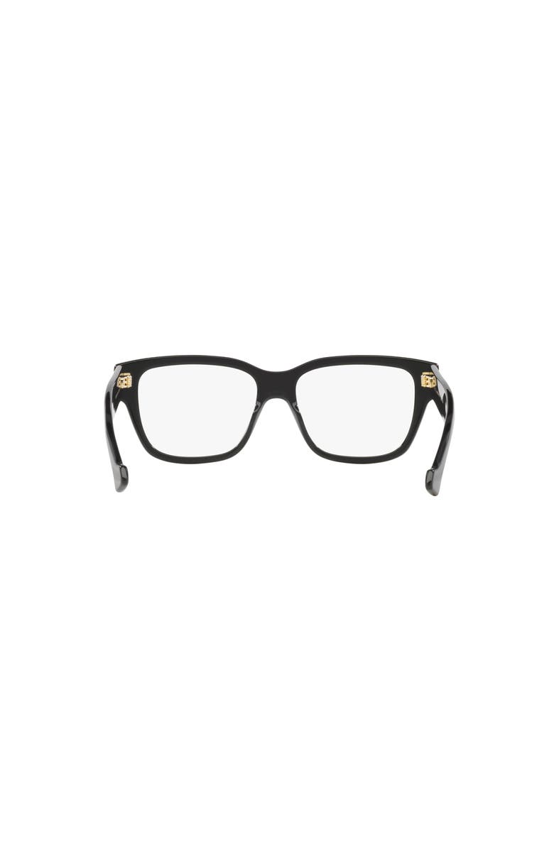 Gucci 55mm Square optical glasses, Alternate, color, Black