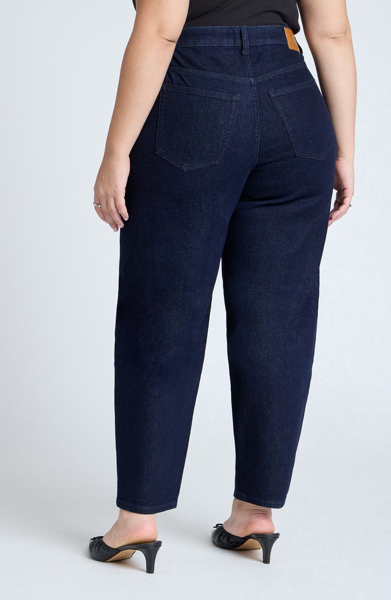 ELOQUII The Barrel Jeans, Alternate, color,
