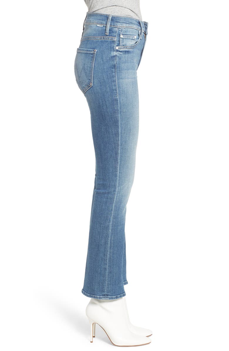 MOTHER The Insider High Waist Ankle Bootcut Jeans, Alternate, color,
