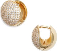 Nordstrom Pavé Orb Huggie Earrings