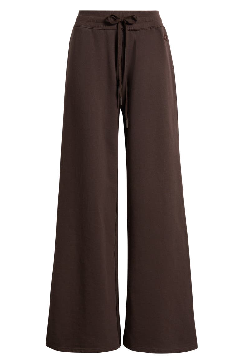 Dodie Wide Leg Cotton Pants, Alternate, color, WASHED BROWN