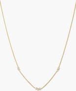 MEJURI Floating Lab Grown Sapphire Necklace