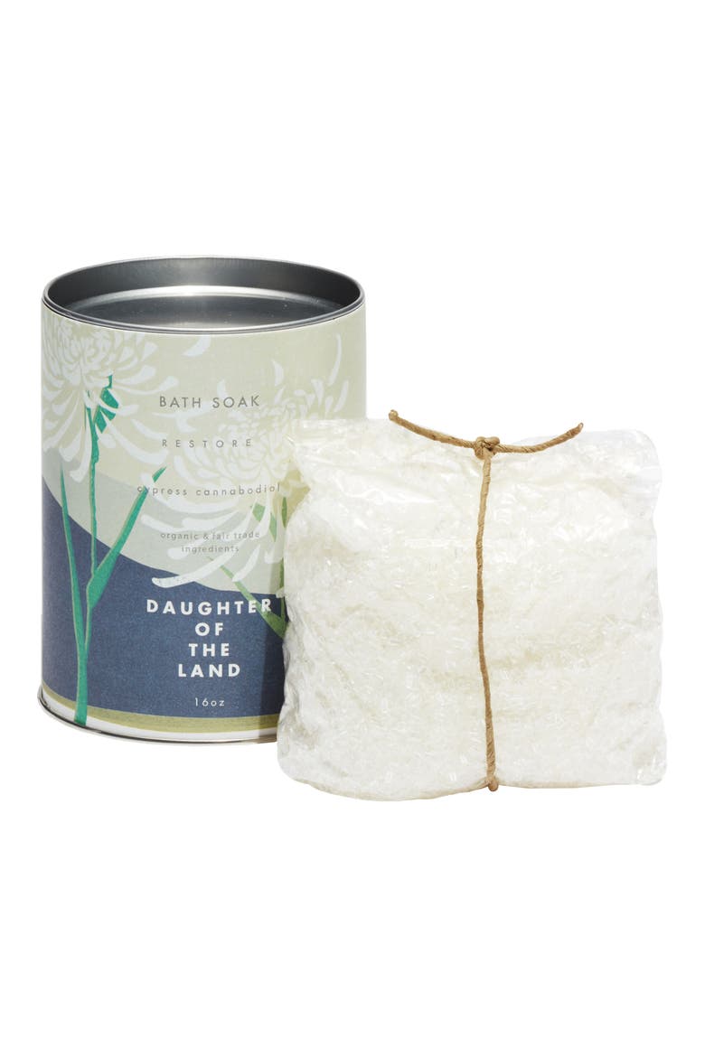 Restore Cypress & Cannabidiol Bath Soak, Main, color, NONE