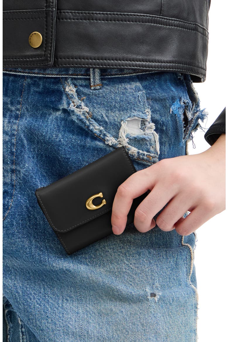 Essential Refined Calf Leather Wallet, Alternate, color, B4/BLACK
