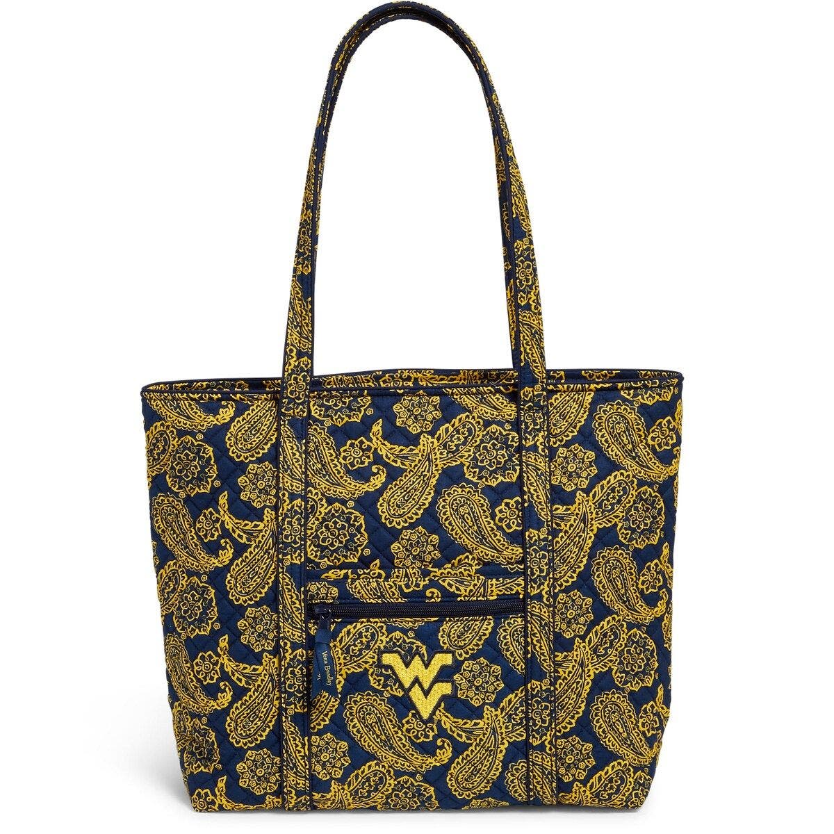 VERA BRADLEY Women's Vera Bradley West Virginia Mountaineers Iconic Bandana Tote Bag, Main, color, 