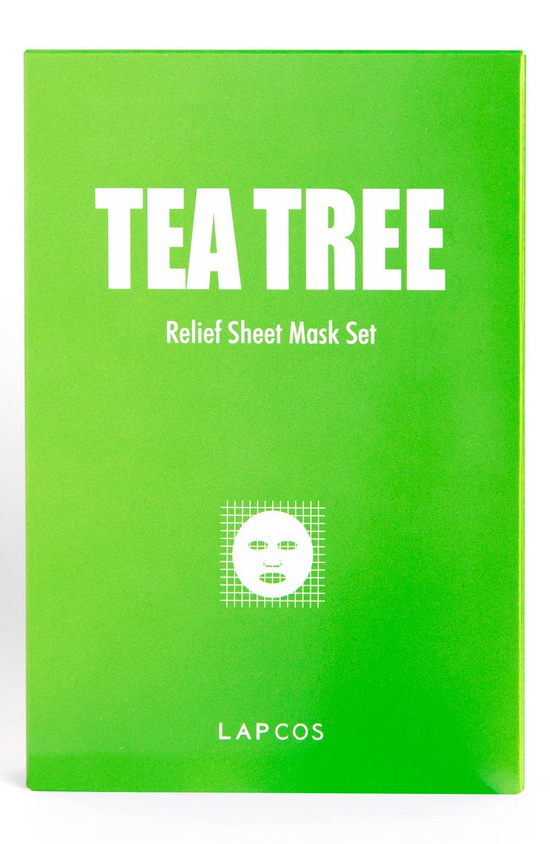 LAPCOS Derma Tea Tree Relief Sheet Mask, Alternate, color, 