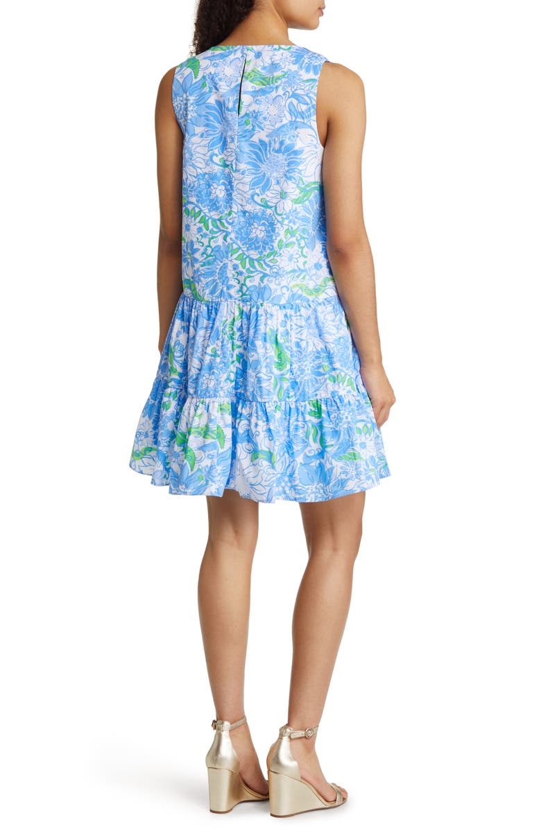 Lilly Pulitzer<sup>®</sup> Trina Floral A-Line Cotton Dress, Alternate, color, 