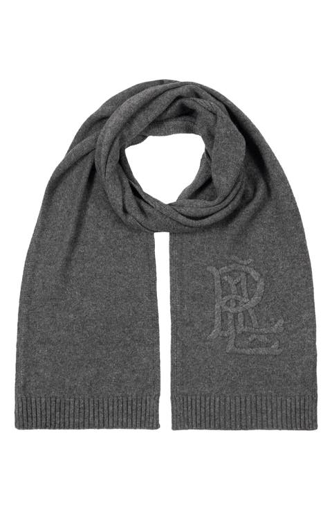 Embroidered Logo Scarf
