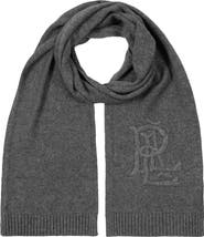 Lauren Ralph Lauren Embroidered Logo Scarf