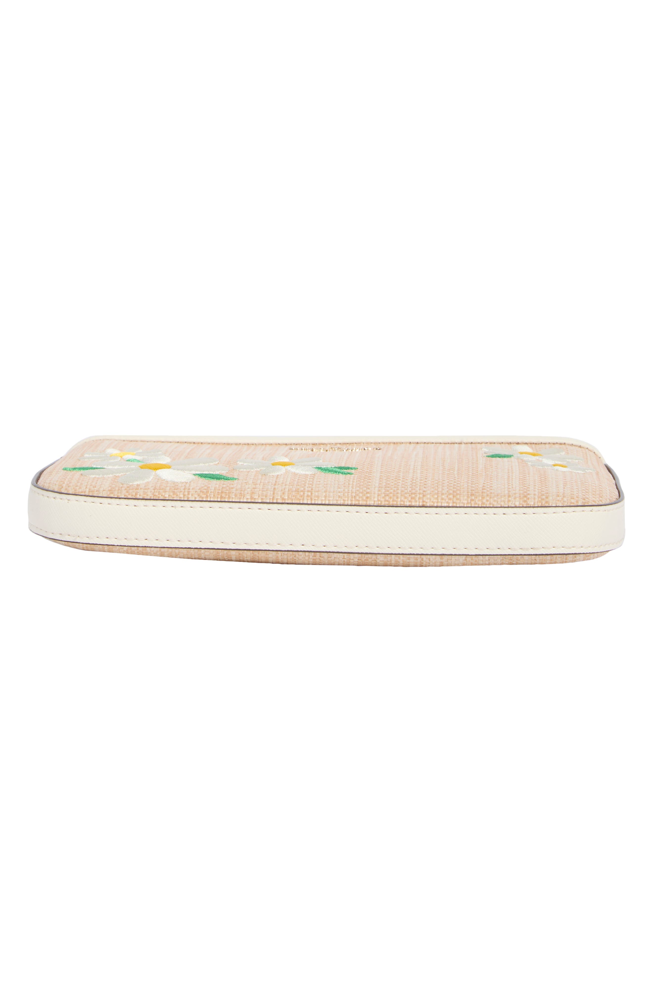 Day Tripper Straw Pochette, Alternate, color, MERINGUE MULTI