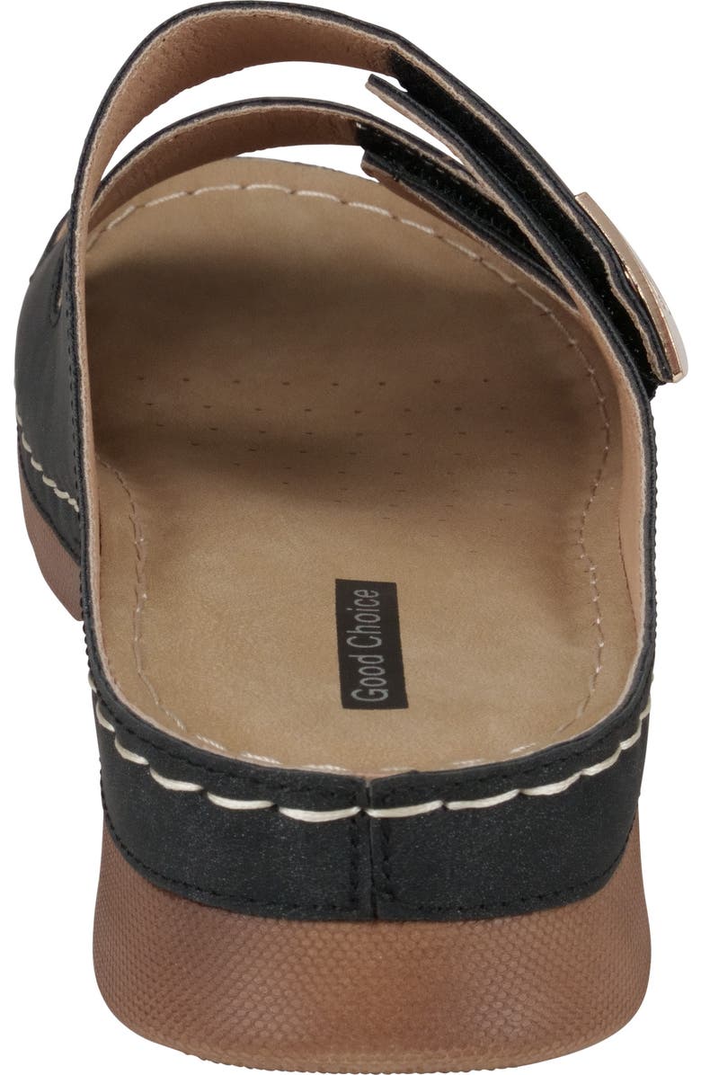 GOOD CHOICE NEW YORK Gretchen Hook & Loop Sandal, Alternate, color,