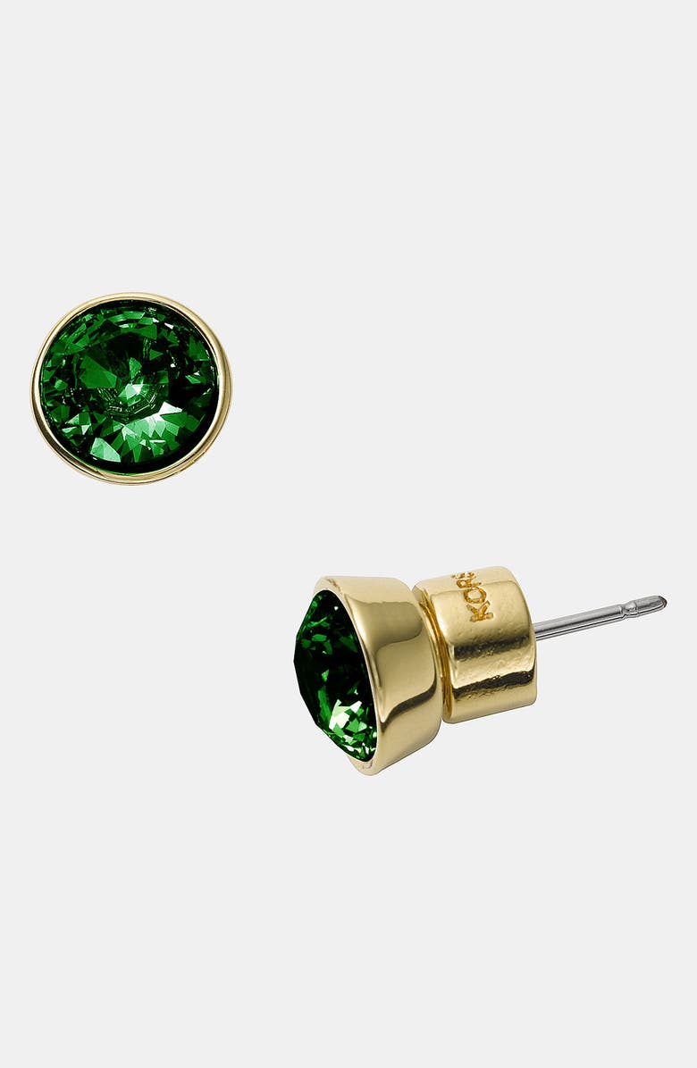 MICHAEL Michael Kors Michael Kors 'Cocktail Party' Round Crystal Stud Earrings, Main, color, 