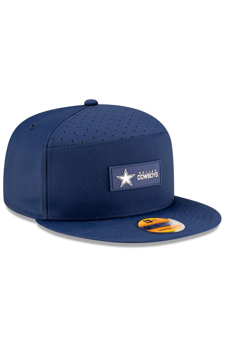 New Era Men's New Era Navy Dallas Cowboys 2025 Sideline  Split Panel 9FIFTY Snapback Hat, Alternate, color, Navy