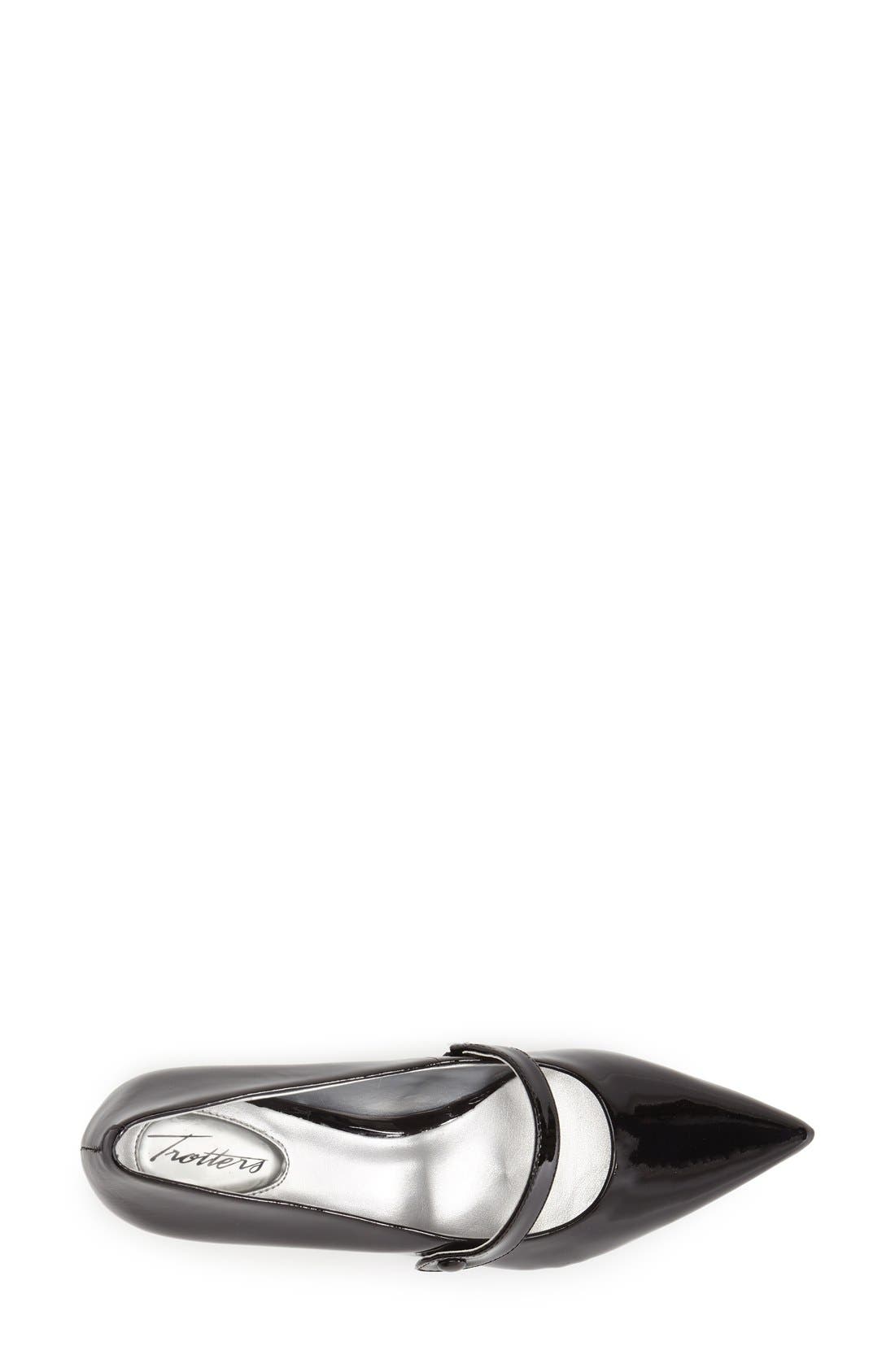 'Petra' Pump, Alternate, color, BLACK PATENT