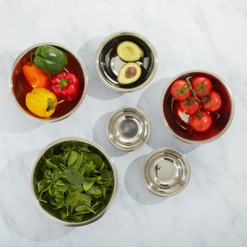 Stainless Steel Mixing Bowls - Set of 6