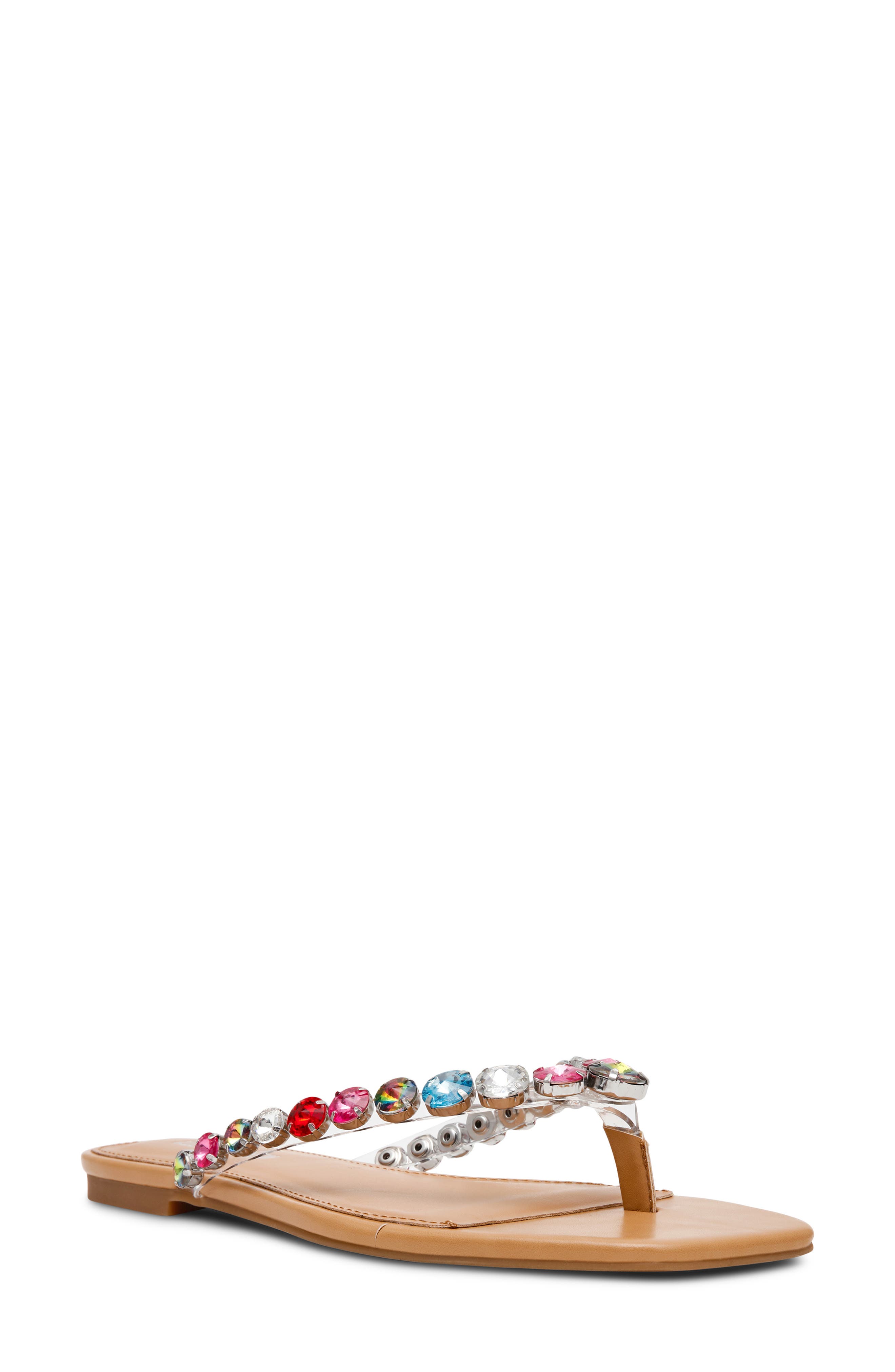 Marble Flip Flop, Main, color, BRIGHT MULTI