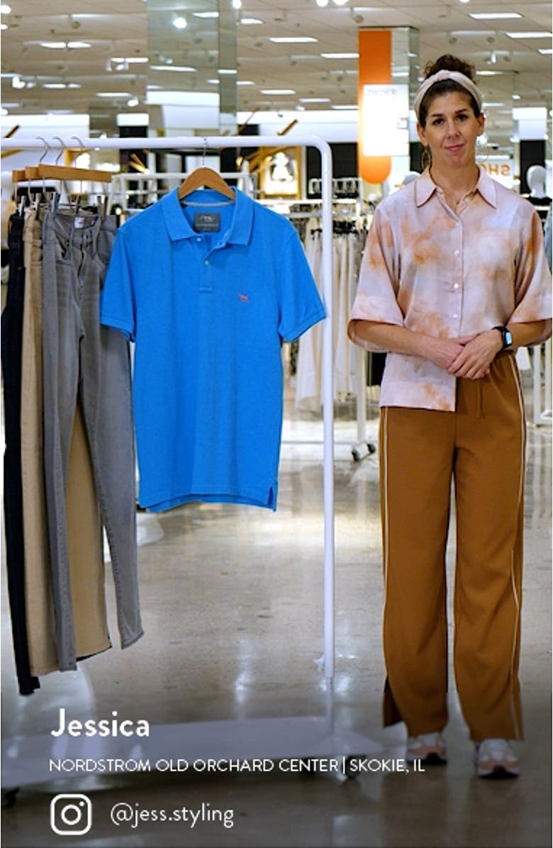 Gunn Piqué Sports Fit Cotton Polo, sales video thumbnail