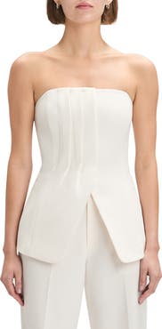 Favorite Daughter Missed Your Chance Bustier Strapless Top