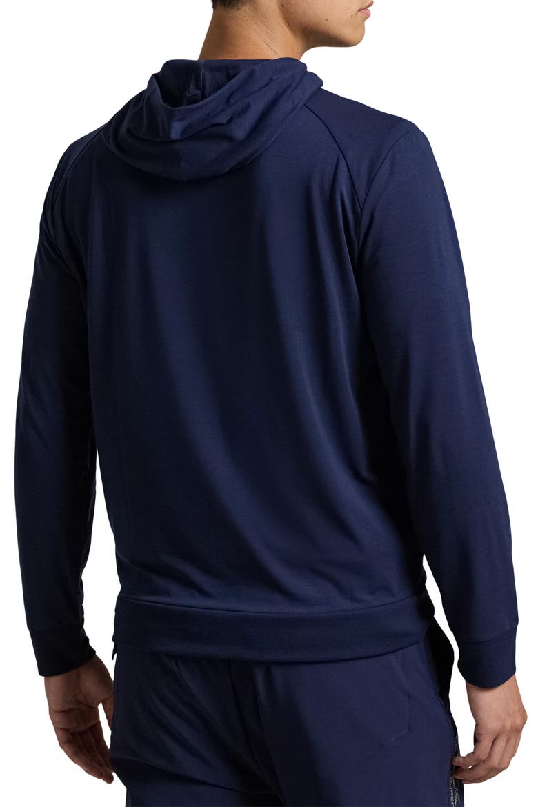 Lounge Jersey Hooded Sweatshirt, Alternate, color, REFINED NAVY