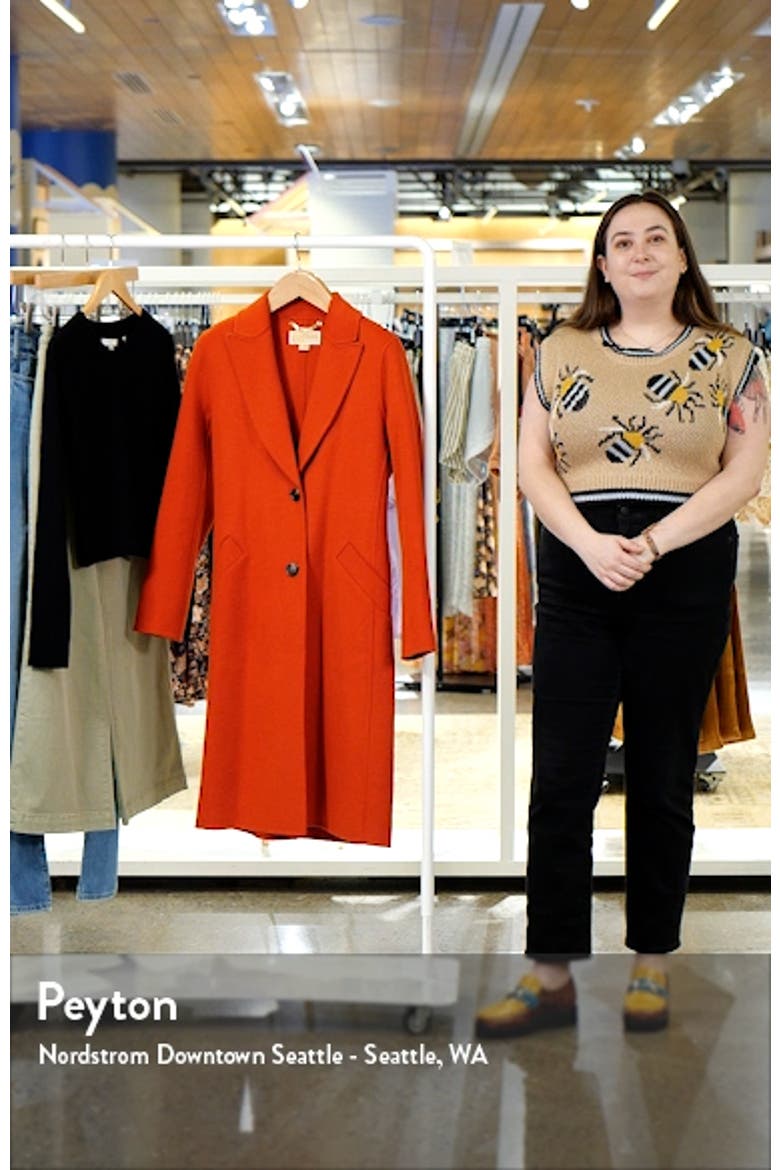Belted Wool Blend Coat video