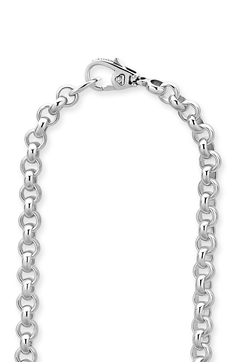 LAGOS Enso Ring Station Necklace, Alternate, color, 