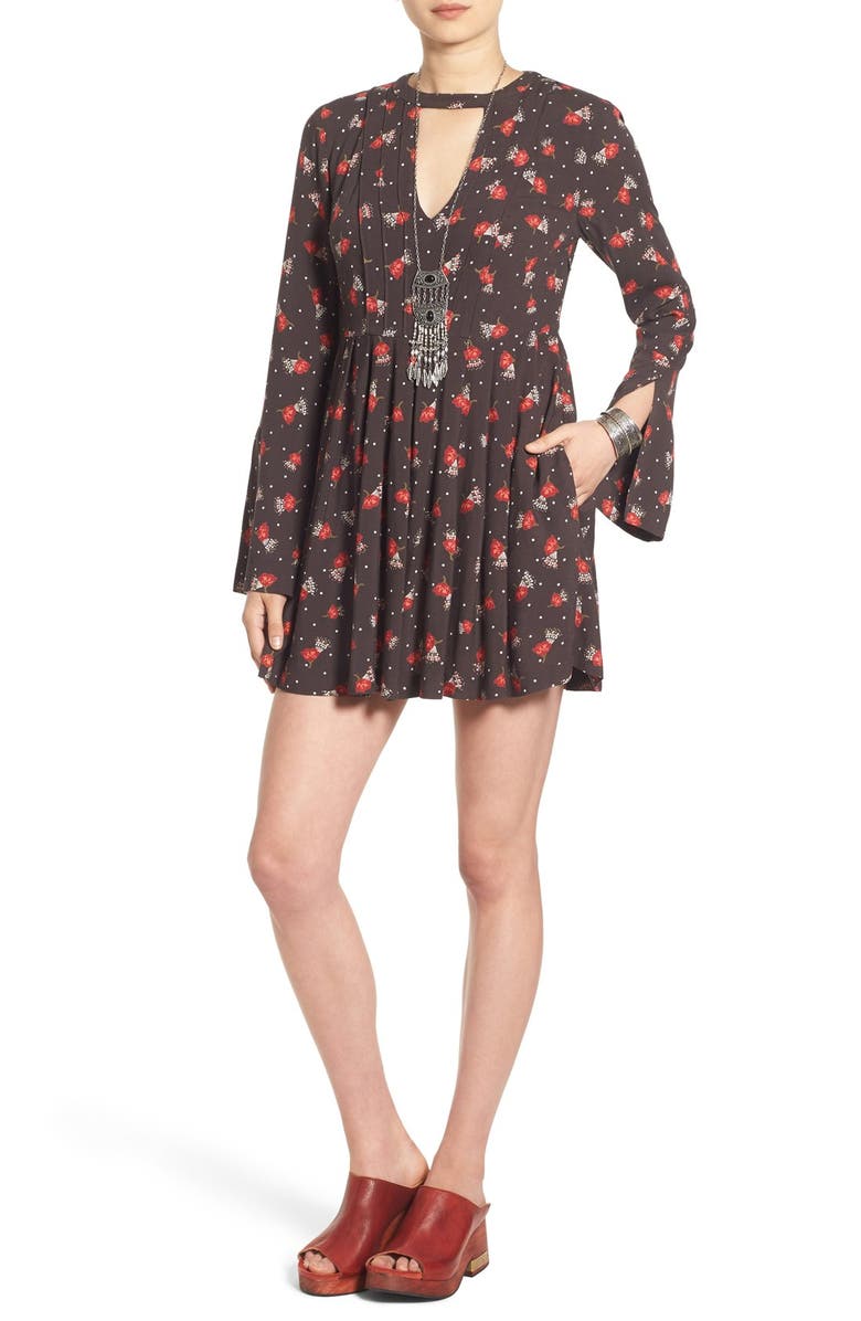 Free People 'Tegan' Minidress, Alternate, color, 
