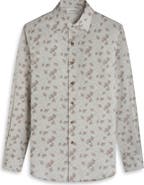 Bugatchi Axel Shaped Fit Floral Button-Up Shirt