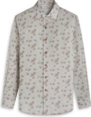Bugatchi Axel Shaped Fit Floral Button-Up Shirt