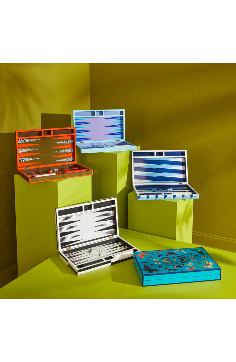Jonathan Adler Leopard Backgammon Set, Alternate, color, Brown