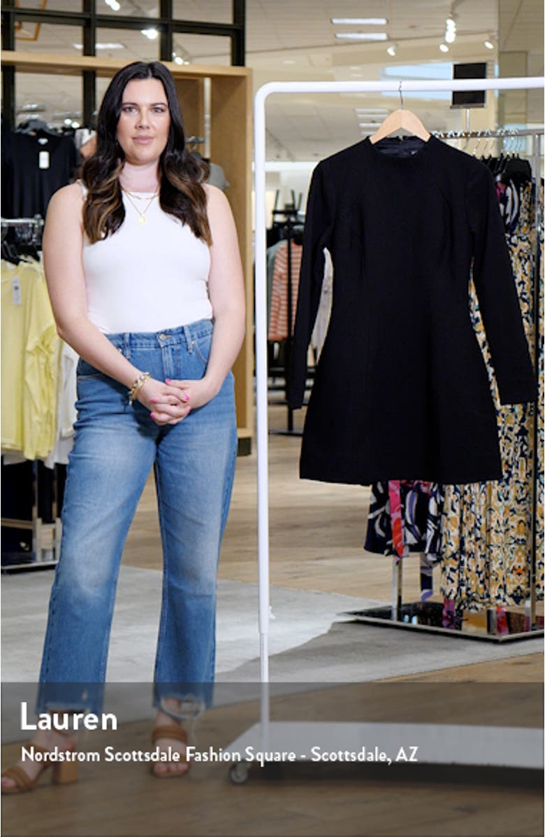 Delphi Long Sleeve Minidress, sales video thumbnail