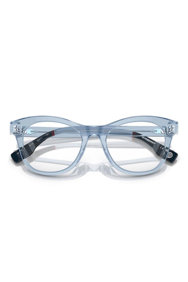 46mm Cat Eye Optical Glasses, Alternate, color, BLUE / DEMO LENS