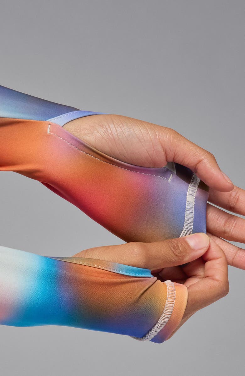 Jordan Flight Mountainside Long Sleeve Thong Bodysuit, Alternate, color, Pure Platinum