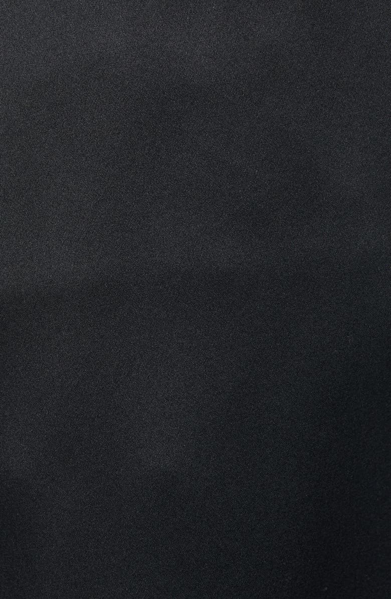 Nili Lotan Bordeaux Silk Satin Shorts, Alternate, color,